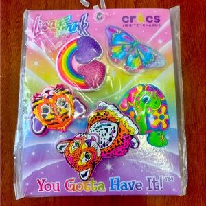 New in package Crocs Lisa Frank Jibbitz Set - 5 Pack